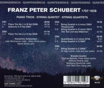 5CD/Coffret Franz Schubert: Piano Trios, String Quintet, String Quartets