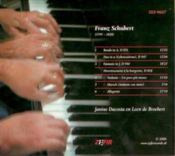 CD Franz Schubert: Piano Music For 4 Hands