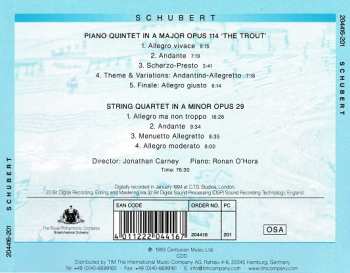 CD Franz Schubert: Piano Quintet In A Major Opus 114, 'The Trout' / String Quartet In A Minor Opus 29