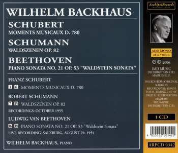 CD Robert Schumann: Moments Musicaux D. 780 / Waldszenen Op. 82 / Piano Sonata No. 21 Op. 53