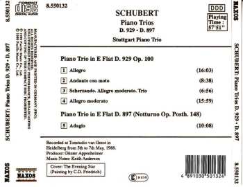 CD Franz Schubert: Schubert Piano Trios D. 929 - D. 897