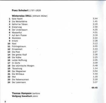 CD Franz Schubert: Winterreise