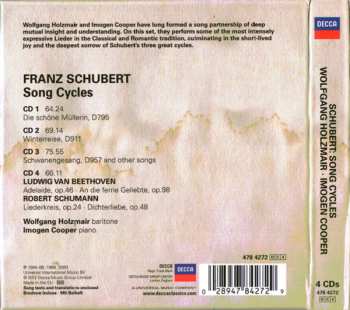 4CD/Coffret Franz Schubert: Die Schöne Müllerin • Winterreise • Schwanengesang