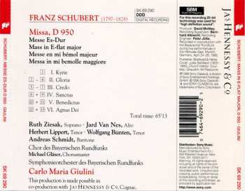 CD Franz Schubert: Missa, D 950