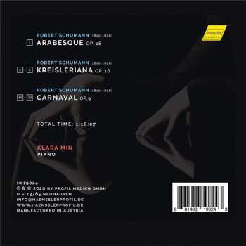 CD Robert Schumann: Arabesque; Kreisleriana; Carnaval