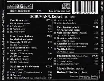 CD Robert Schumann: Music For Clarinet And Piano