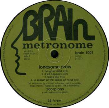 CD Scorpions: Lonesome Crow