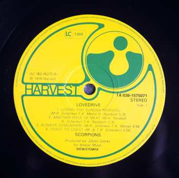 LP Scorpions: Lovedrive
