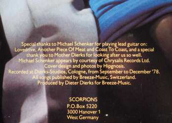 LP Scorpions: Lovedrive