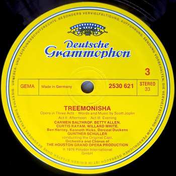 2LP/Coffret Scott Joplin: Treemonisha (Original Cast Recording)