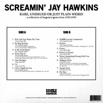 LP Screamin' Jay Hawkins: Rare, Unissued Or Just Plain Weird!