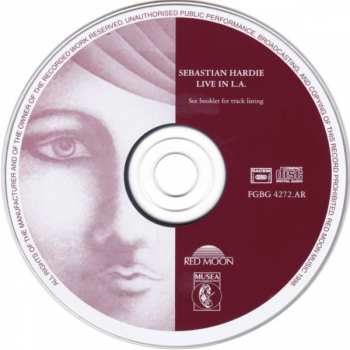 CD Sebastian Hardie: Live In L.A.