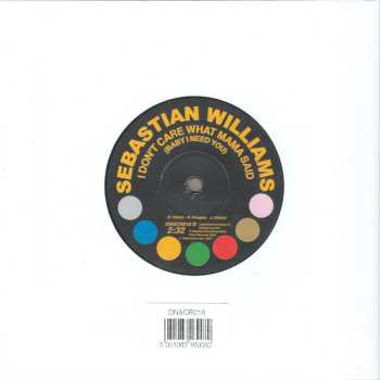 SP Sebastian Williams: Get Your Point Over / I Don't Care What Mama Said (Baby I Need You)