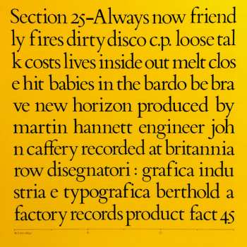 5LP/Coffret Section 25: Always Now DLX | LTD | CLR