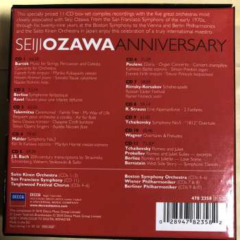 11CD/Coffret Seiji Ozawa: Seiji Ozawa Anniversary