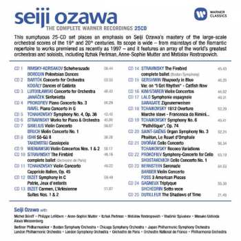 25CD/Coffret Seiji Ozawa: The Complete Warner Recordings