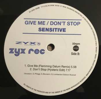 LP Sensitive: Give Me / Don‘t Stop