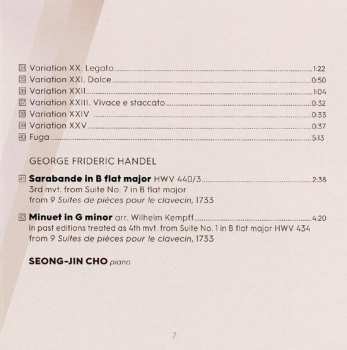 CD Seong-Jin Cho: The Handel Project (Handel: 3 Suites - Brahms: Handel Variations)