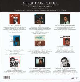 9LP/Coffret Serge Gainsbourg: Intégrale Des Enregistrements Studio, Volume 1 : 1958-1970  LTD