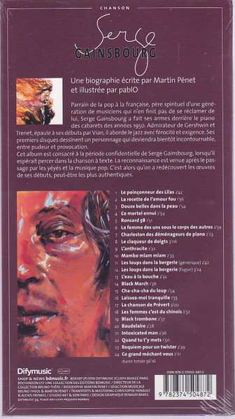 CD/Coffret Serge Gainsbourg: Serge Gainsbourg 1958-1962