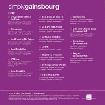 3CD/Coffret Serge Gainsbourg: Simply Gainsbourg (3 CDs From The Genius Of Chanson)