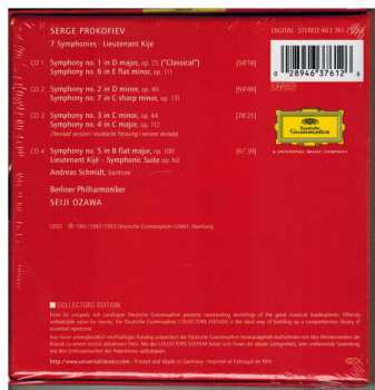 4CD/Coffret Sergei Prokofiev: 7 Symphonies •  Lieutenant Kijé