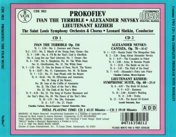 2CD/Coffret Sergei Prokofiev: The Film Music: Alexander Nevsky;  Ivan The Terrible; Lt. Kizheh