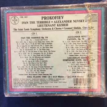 2CD/Coffret Sergei Prokofiev: The Film Music: Alexander Nevsky;  Ivan The Terrible; Lt. Kizheh