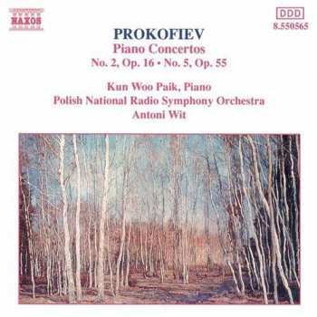 CD Sergei Prokofiev: Piano Concertos No. 2, Op. 16 · No. 5, Op. 55