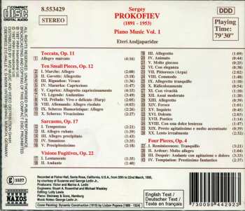 CD Sergei Prokofiev: Piano Music Vol. 1