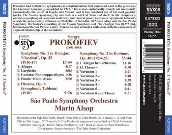CD Sergei Prokofiev: Symphonies Nos. 1 And 2 / Dreams