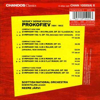 4CD/Coffret Sergei Prokofiev: The Complete Symphonies