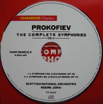 4CD/Coffret Sergei Prokofiev: The Complete Symphonies