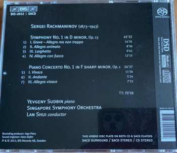 SACD Sergei Vasilyevich Rachmaninoff: Symphony No. 1 / Piano Concerto No. 1