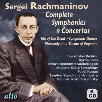 6CD/Coffret Sergei Vasilyevich Rachmaninoff: Sergei Rachmaninov (1873-1943) Complete Symphonies And Concertos