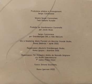 CD Sergio Cammariere: Una Sola Giornata DIGI