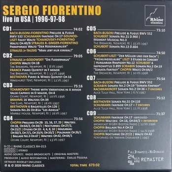 9CD/Coffret Sergio Fiorentino: Live In USA 1996-97-98