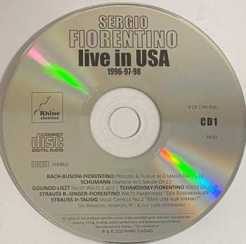 9CD/Coffret Sergio Fiorentino: Live In USA 1996-97-98