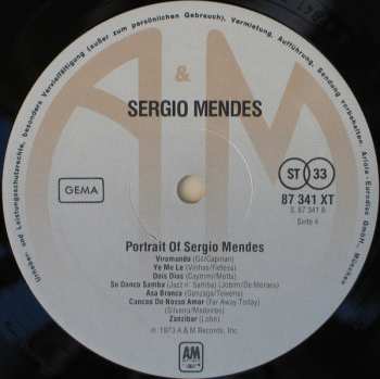2LP Sérgio Mendes: Portrait Of Sergio Mendes