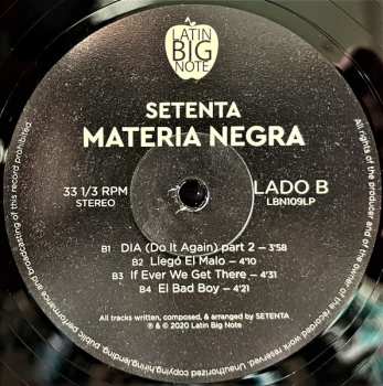 LP Setenta: Materia Negra