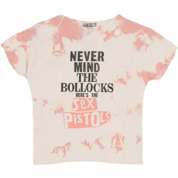 Merch Sex Pistols: Femmes Crop Top Never Mind The Bollocks