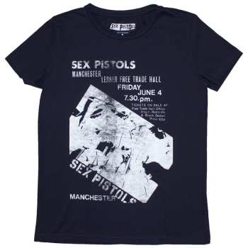 Merch Sex Pistols: Femmes T-shirt Manchester Flyer