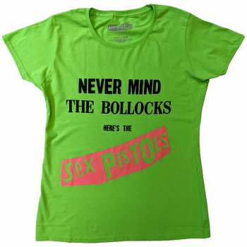 Marchandises Sex Pistols: The Sex Pistols Ladies T-shirt: Nevermind The B...s Original Album  (small) S