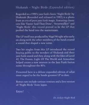 CD Shakatak: Night Birds