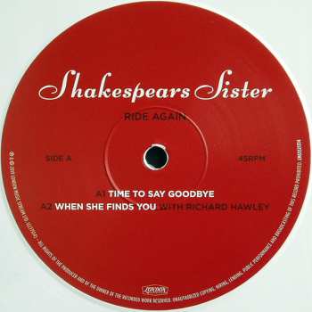 LP Shakespear's Sister: Ride Again LTD | CLR
