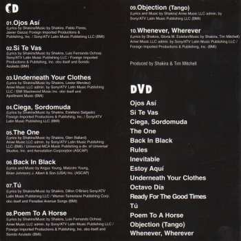 CD/DVD Shakira: Live & Off The Record