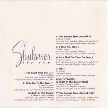 CD Shalamar: Big Fun LTD