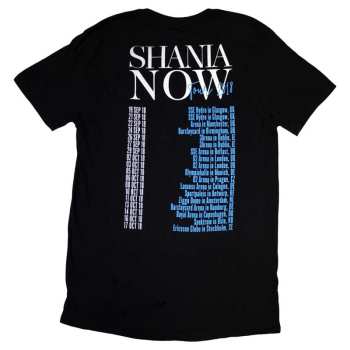 Marchandises Shania Twain: Shania Twain Unisex T-shirt: Tour 2018 Gloves Photo (back Print & Ex-tour) (small) S