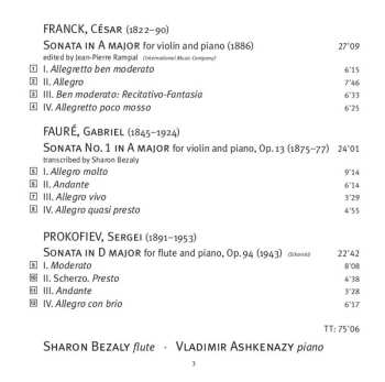 SACD Sergei Prokofiev: Franck, Fauré, Prokofiev