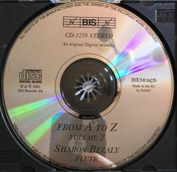 CD Sharon Bezaly: From A To Z. Volume 2